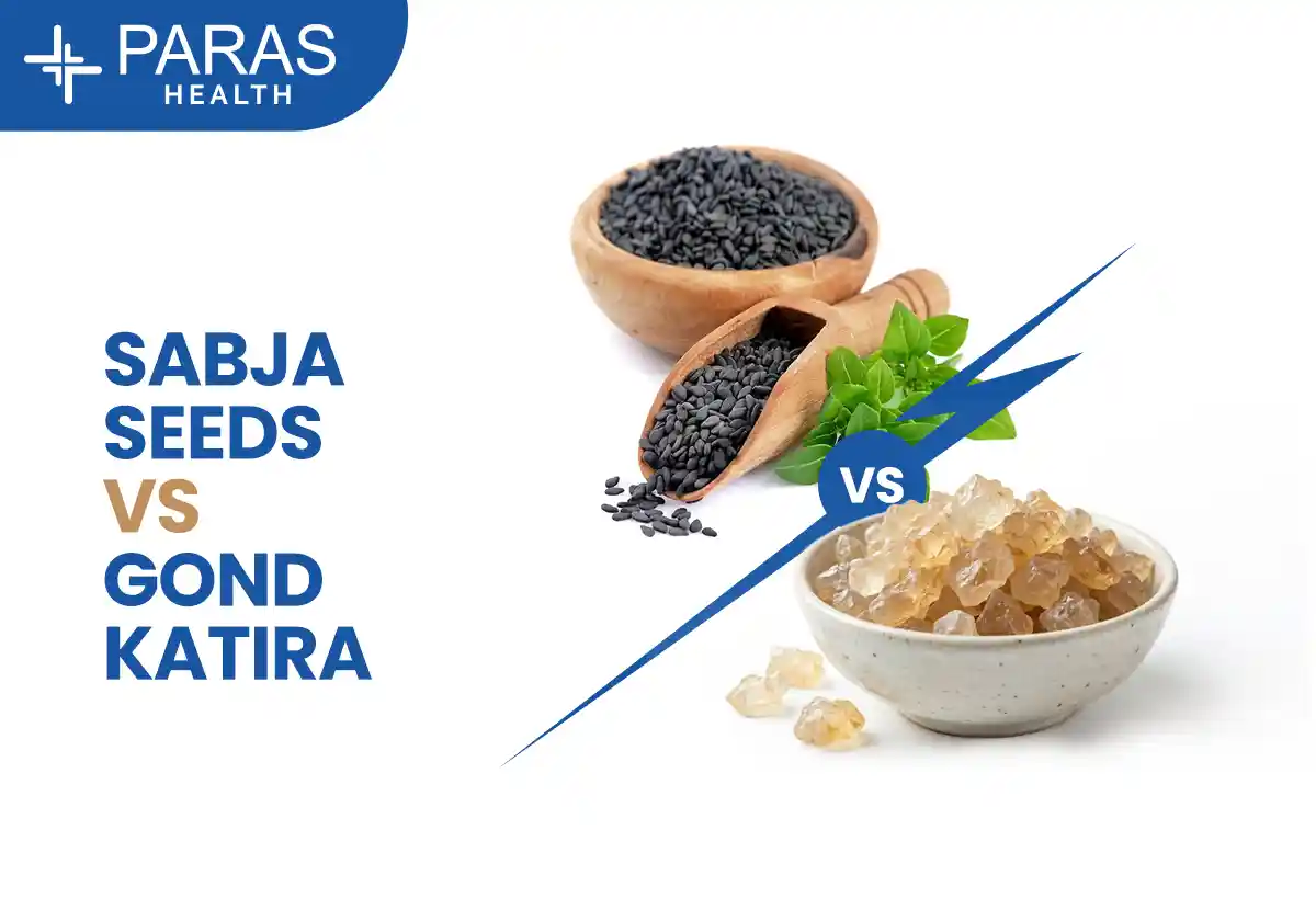 Sabja Seeds vs Gond Katira